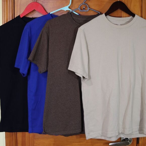 Club Room John Ashford Champion Mens Small Blank Plain T-Shirt Lot of 4 Shirts - Picture 2 of 14